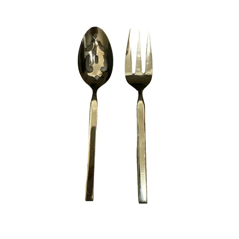Cambridge TOWNHOUSE SS Flatware Serving Fork & Slotted Serving Spoon Replacement